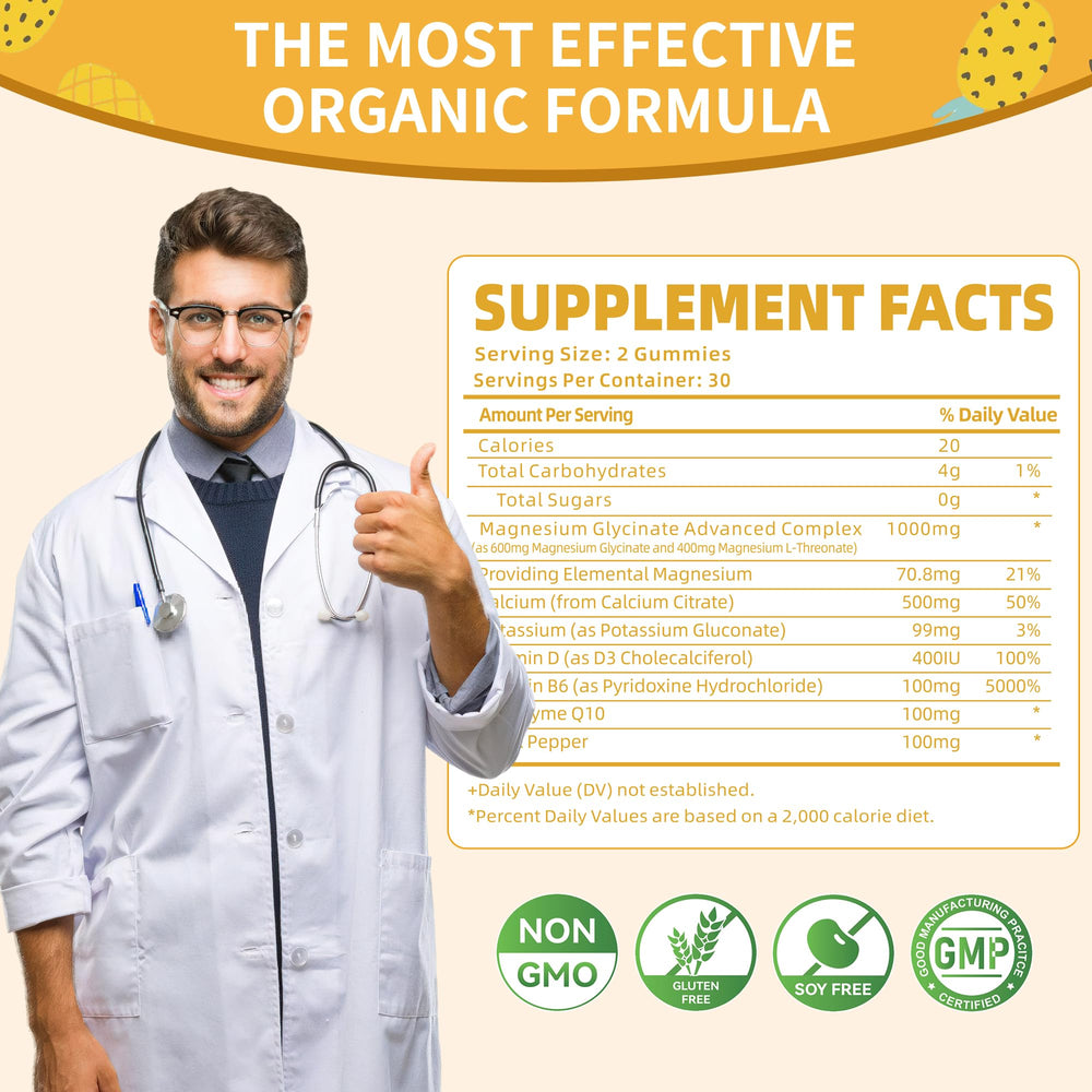 Dosage guidance on Natures Aid bottle encouraging two gummies daily