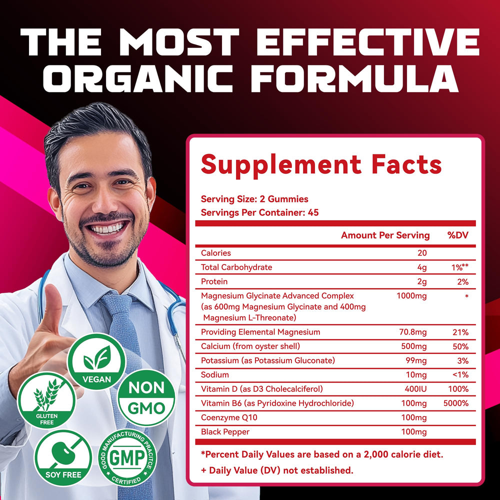 Natures Aid Magnesium Glycinate Gummies packaging emphasizes vegan and sugar-free formula.