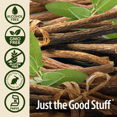 Nature's Answer Licorice Root ingredient list showing premium extracts and purity