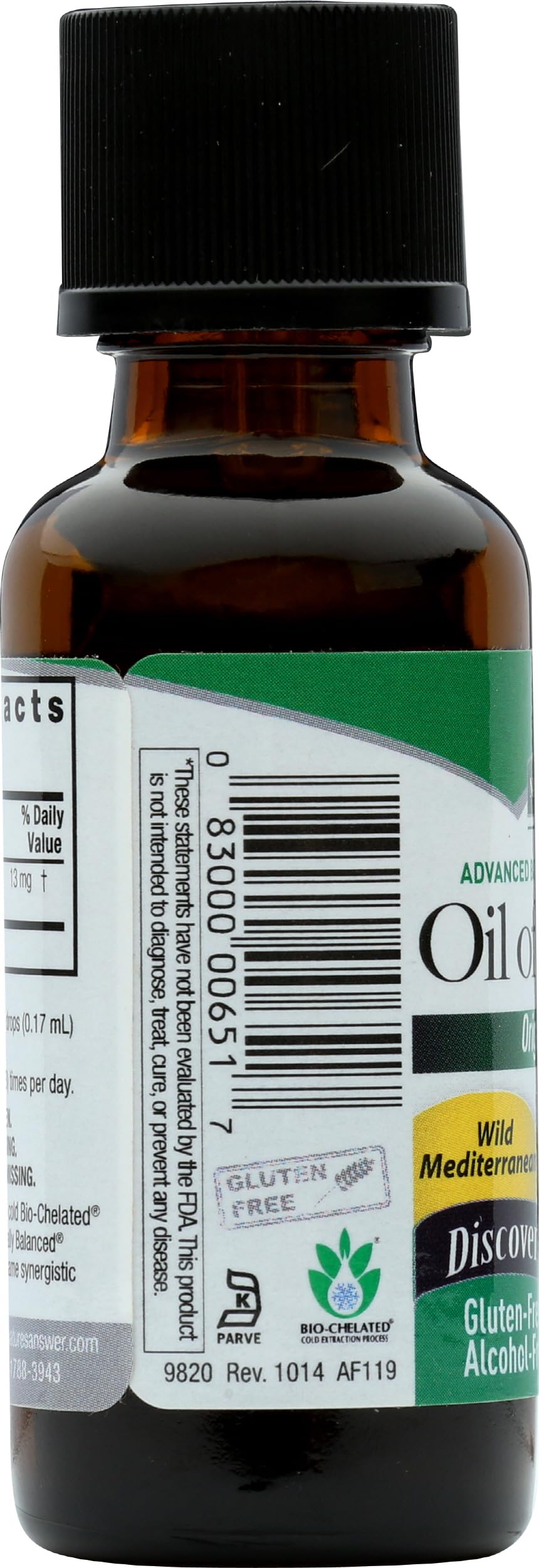 Nature's Answer Oil of Oregano Leaf herb scene showcases natural origin