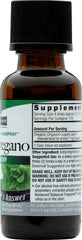 Nature's Answer Oil of Oregano Leaf ingredient panel overview
