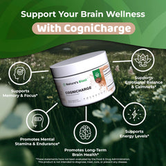 NATURES BLAST CogniCharge USA-made seal signaling safety and quality.