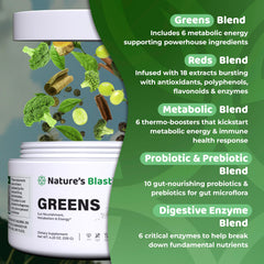 NATURES BLAST vegan and gluten-free badge