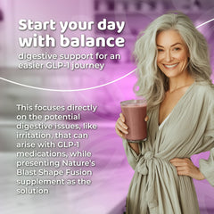 NATURES BLAST Shape Fusion powder dissolves smoothly in water.