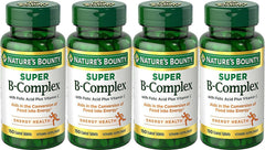 Nature's Bounty B-Complex bottle with tablets, supporting daily nutrient intake