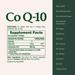 Nature's Bounty CoQ10 rapid-release softgels compact pack for travel