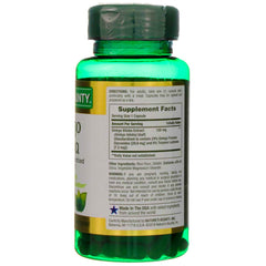 Nature's Bounty Ginkgo Biloba daily dose depicted as a capsule for daily use.