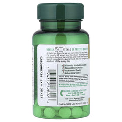 Gluten-free and non-habit forming Nature's Bounty melatonin supports occasional sleeplessness.