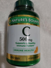 Nature's Bounty Pure Vitamin C caplets pack of 3, great value for routine use