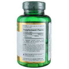 Nature's Bounty Vitamin C 1000mg caplets close-up highlighting smooth texture