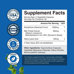 Natures Craft alpha-lipoic acid and glutathione blend aids detox and energy.
