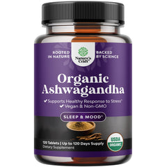 Natures Craft Ashwagandha full bottle supports daily mood balance.