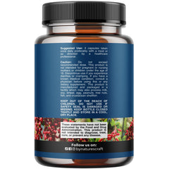 Natures Craft Berberine capsules close-up for a convenient daily routine.