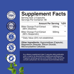 Nature's Craft bitter orange extract close-up—bioflavonoid-rich plant ingredient