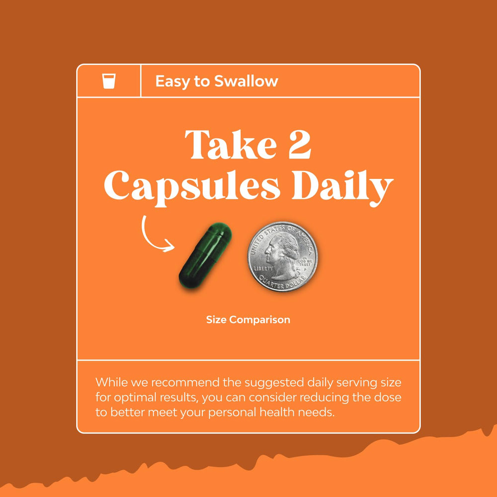Natures Craft capsules on white background for everyday easy supplementation.