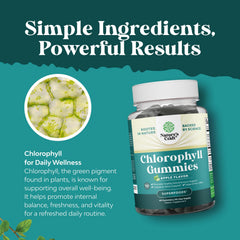 Natures Craft chlorophyll gummies are gluten-free and plant-based.