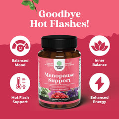 Natures Craft packaging box for complete herbal menopause supplement