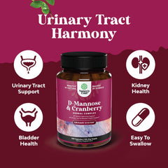 Nature's Craft cranberry extract illustration suggesting natural cleansing and balance.