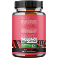 Natures Craft female fertility supplement bottle highlights prenatal vitamins for mom-to-be wellness