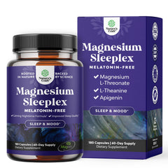 Natures Craft magnesium sleep bottle supports nightly rest with Magtein.