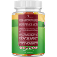 Natures Craft Kids Multivitamin Gummies closeup showing chewy texture.