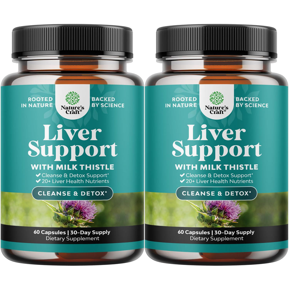 Natures Craft Liver Cleanse bottle promotes daily liver support.