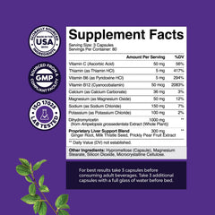 Natures Craft milk thistle extract blend highlighting liver-friendly botanicals