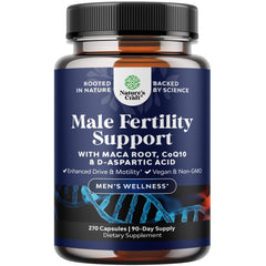 Natures Craft pre-conception bottle with CoQ10 supporting male fertility
