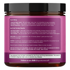 Natures Craft Premium Inositol Powder with scoop for easy daily use in drinks.