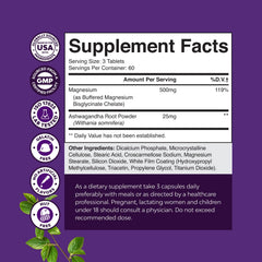 Pure Calm capsules close-up emphasize high absorption magnesium