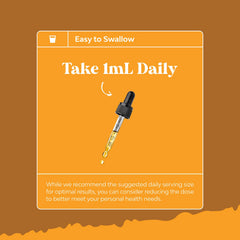 Nature's Craft Turmeric Drops bottle with a warm golden glow.