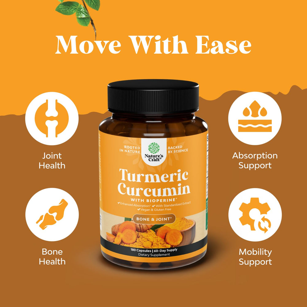 Detail of turmeric root extract powder used in Natures Craft supplement