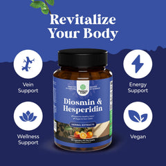 Nature's Craft vein support bottle side view—targeted circulation-friendly design