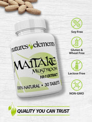 Packaging box for Natures Elements Maitake product