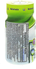 NATURE'S ESSENTIALS Melatonin 10mg nutrition facts highlights non-GMO and gluten-free features