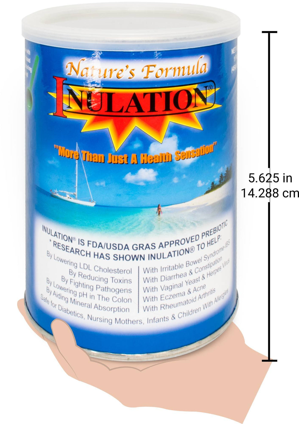 Nature's Formula Inulation label emphasizes purity and certifications for trusted quality