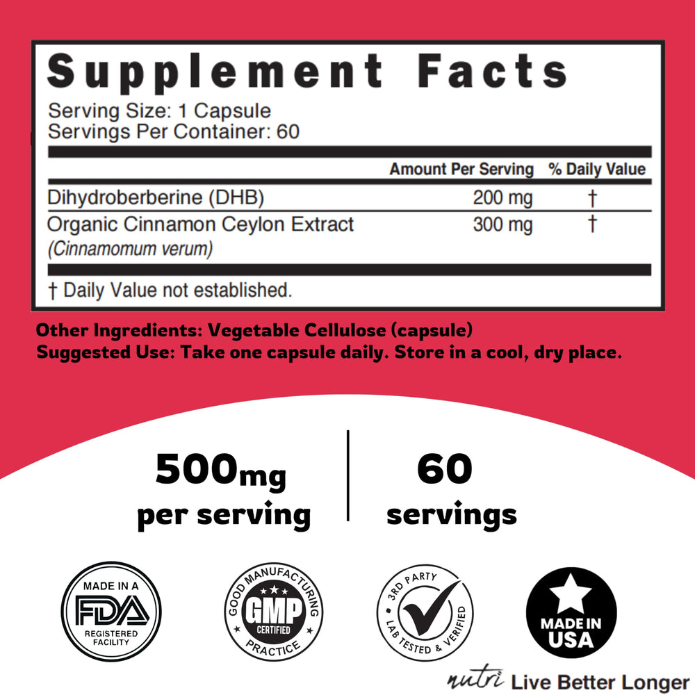 Nature's Fusions label and seal emphasizing transparency and testing.
