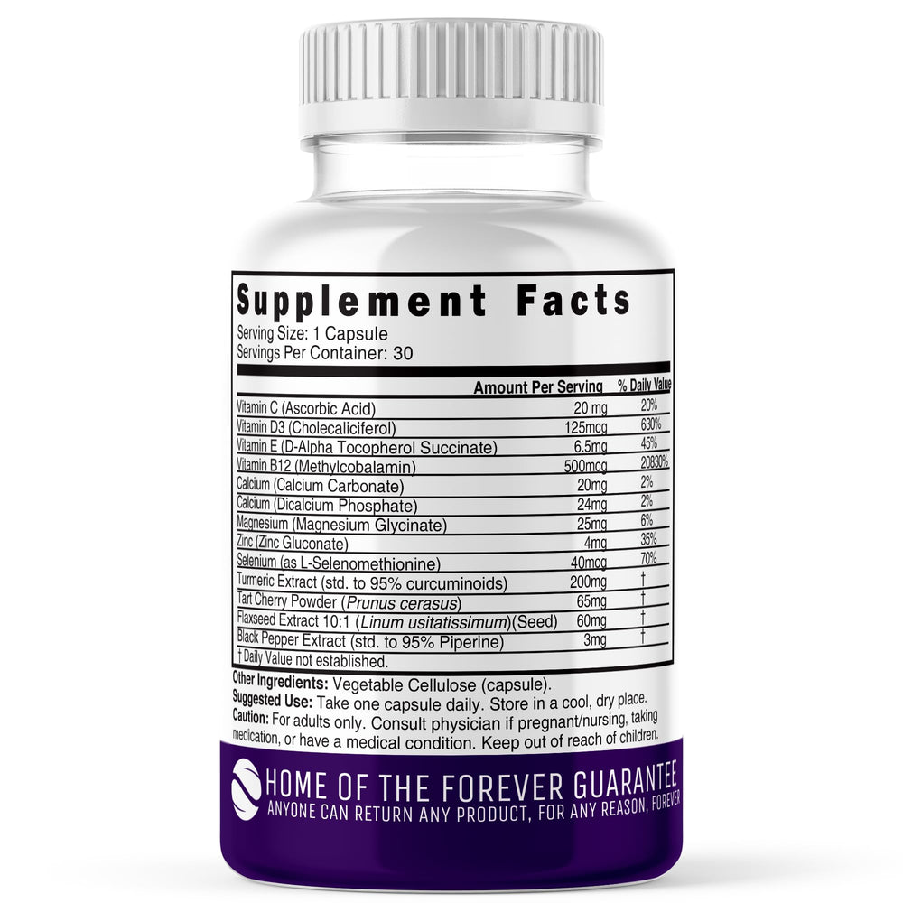 Nature's Fusions LupuEase ingredients list includes flaxseed extract and curcuminoids.