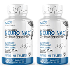 Nature's Fusions Neuro NACET bottle with capsules for easy daily use
