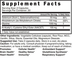 Nature's Fusions Neuro NACET third-party testing seal for quality