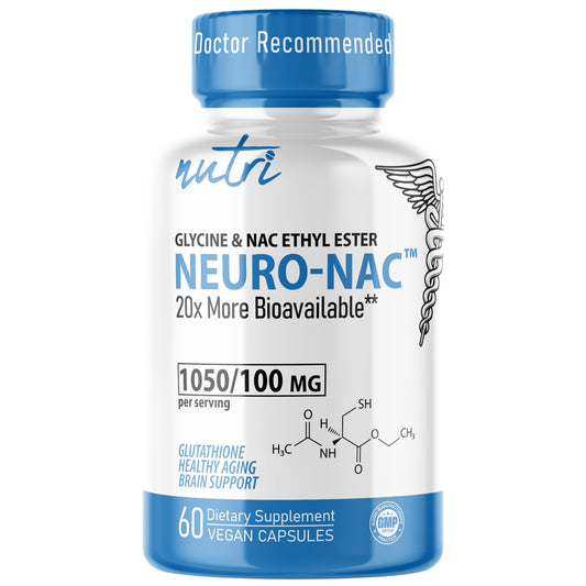 Nature's Fusions Neuro NACET bottle front for daily antioxidant support