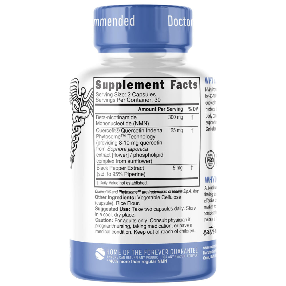 Nature's Fusions NMN 2-pack packaging shows value for daily vitality