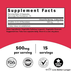 Nature's Fusions Nutri Urolithin A capsule being poured for daily routine.