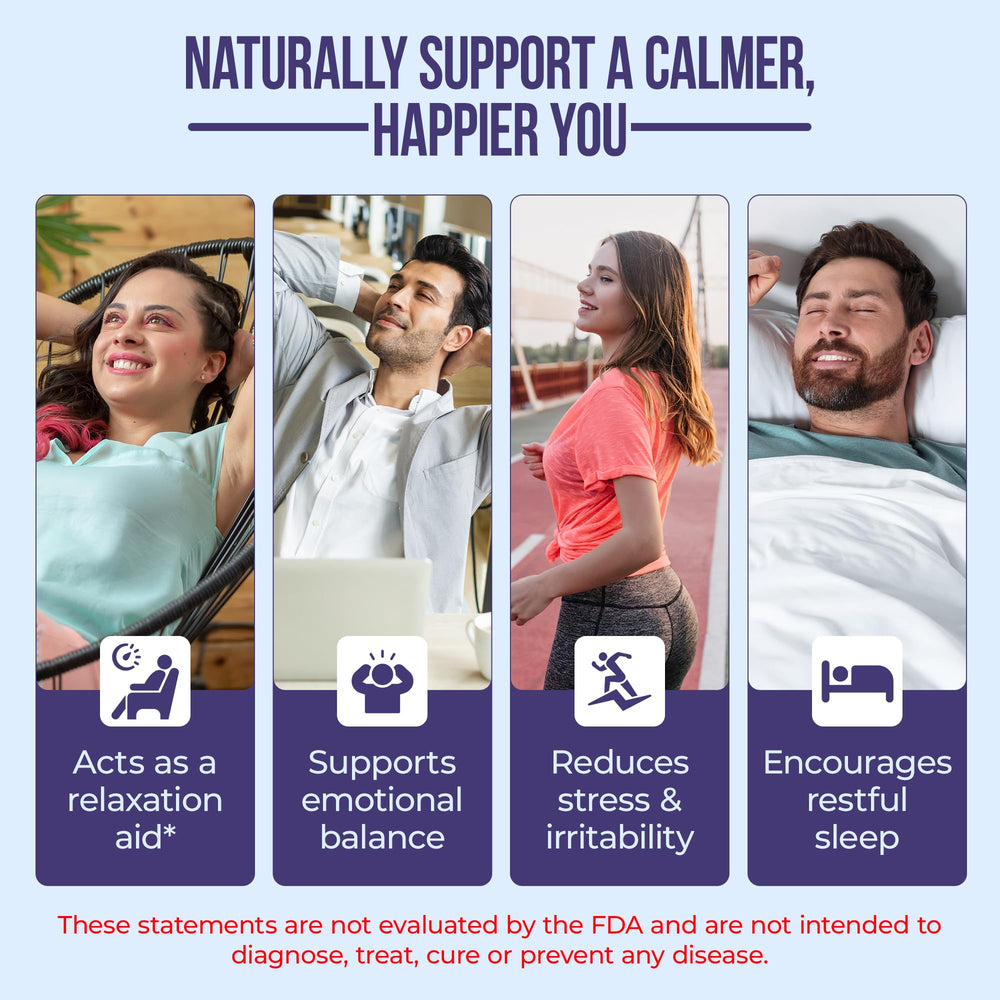 Nature's Nectar Lemon Balm capsules capture soothing calm and focus