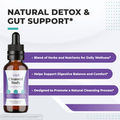 Nature's NutriWave Cleanest Body dropper enables precise, easy dosing at home.