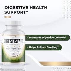 DigestiStart ingredients close-up with wild yam and bacopa for gentle digestion