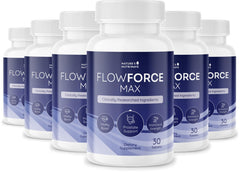 Nature's NutriWave FlowForceMax bottle ready for daily herbal support.