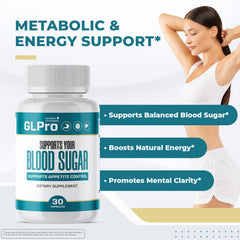 GLPro capsules close-up highlighting easy-to-swallow daily capsule