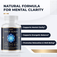 Nature’s NutriWave Gold Align bottle front view designed for simple daily use.