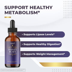 Nature’s NutriWave HoneyBurn Purple Honey ingredients blend for daily balance